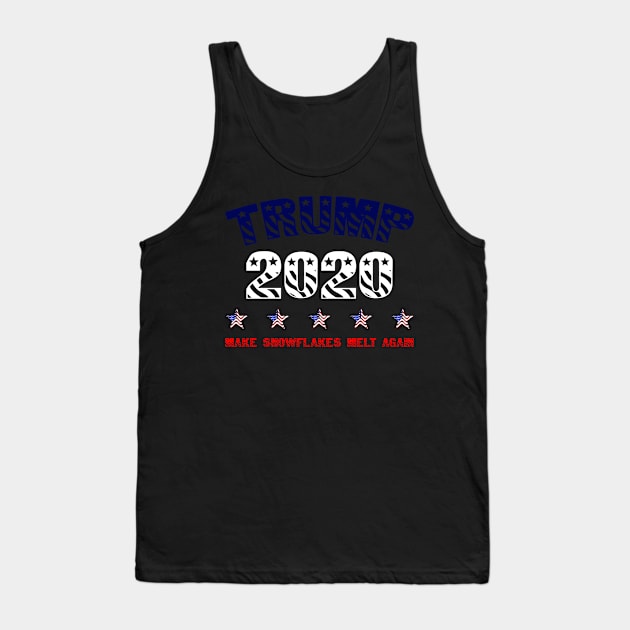 Vote Trump 2020 Shirt - Make Snowflakes Melt Again! Tank Top by Styr Designs